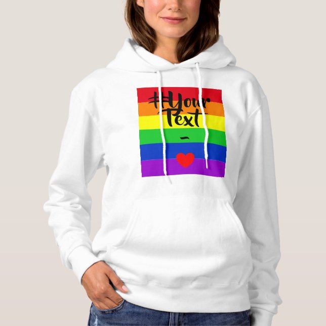 #LGBT #love #pride #gay #lesbian #freedom #parade  Hoodie (Front)