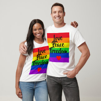 #LGBT #love #pride #gay #lesbian #freedom #parade T-Shirt