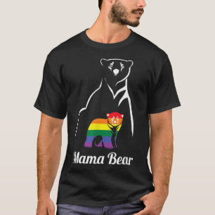 LGBT Mama Bear Gay Pride Equal Rights Rainbow T-Shirt