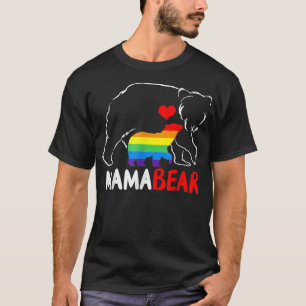 LGBT Mama Bear - Gay Pride Equal Rights Rainbow T-Shirt