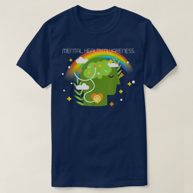 Lgbt Mental Health Awareness 2963 1300  T-Shirt (Design Front)
