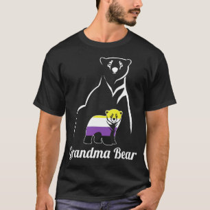 LGBT NonBinary Grandma Bear Enby Non Binary Pride T-Shirt