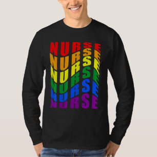 Lgbt Nurse Love Is Love Lgbttqqiaap Gay Lesbian Pr T-Shirt
