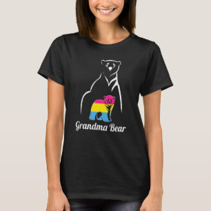 Lgbt Pansexual Grandma Bear Pan Pride Flag T-Shirt