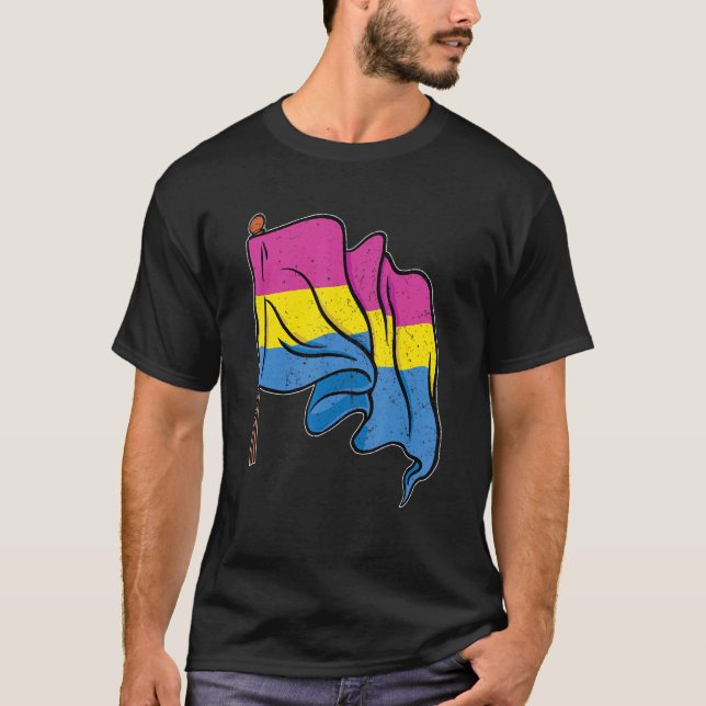 Lgbt Pansexuality Flag Pan Pride Human Rights Pans T-Shirt (Front)