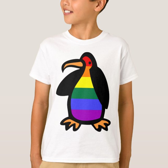 LGBT Penguin T-Shirt (Front)