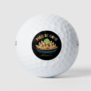 LGBT Pico De Gayo Funny Gay Pride Rainbow Golf Balls
