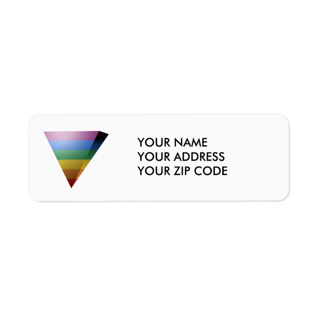 LGBT PRIDE 3D TRIANGLE (Front)