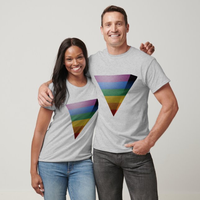 LGBT PRIDE 3D TRIANGLE T-Shirt (Unisex)