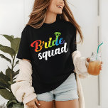 LGBT Pride Bride Squad Wedding Gay Lesbian Rainbow Tri-Blend Shirt<br><div class="desc">LGBT Pride Bride Squad Wedding Gay Lesbian Rainbow Tri-Blend Shirt features a modern LGBT themed design with the text "Bride Squad" in rainbow typography accented with a diamond. Perfect for bridal party, bridesmaids and more. Created by Evco Studio www.zazzle.com/store/evcostudio #wedding #engagement #lgbtwedding #bridesquad #LGBT #gay #pride #lesbian #bisexual #transgender #queer...</div>