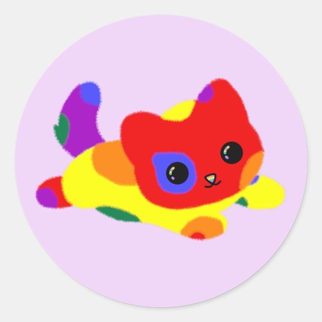 LGBT+ Pride Cat Stickers (Front)