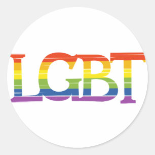 LGBT pride Classic Round Sticker