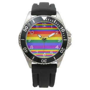 LGBT Pride Colours Numbered Watch