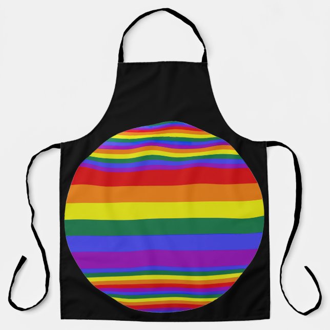 LGBT Pride Colours Women's Apron (Front)