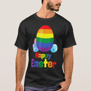 Lgbt Pride Eggs Happy Easter T-Shirt