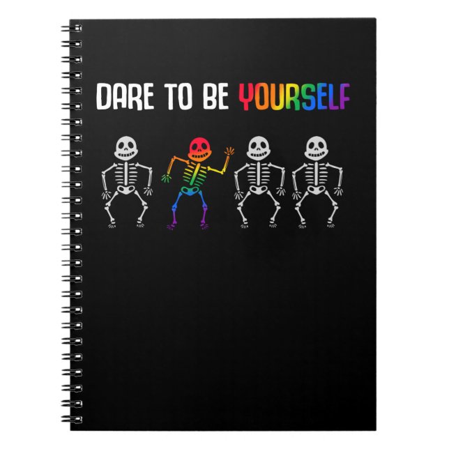 LGBT Pride Equal Rights Colourful Rainbow Notebook (Front)