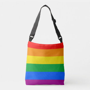 LGBT Pride Flag / Rainbow Flag Crossbody Bag
