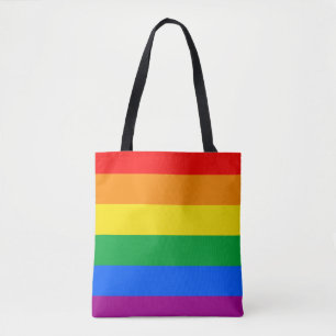 LGBT Pride Flag / Rainbow Flag Tote Bag