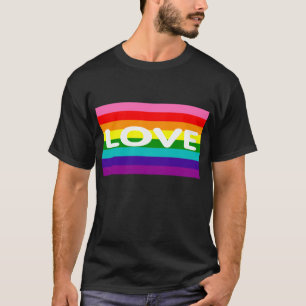 LGBT pride flag. T-Shirt