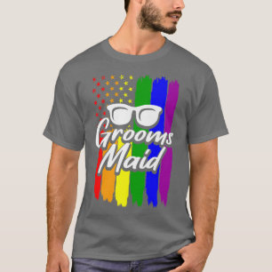 Lgbt Pride Gay Bachelor Party Engagement 1356 T-Shirt