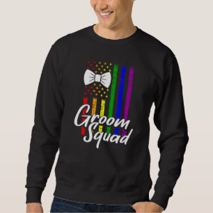 Lgbt Pride Gay Bachelor Party Engagement 1 Sweatshirt