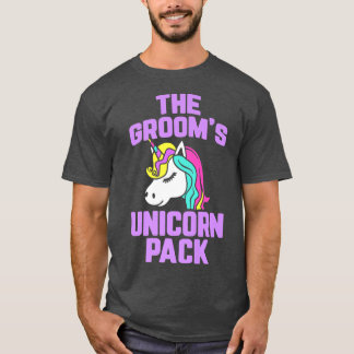 Lgbt Pride Gay Bachelor Party Unicorn Pack Engagem T-Shirt