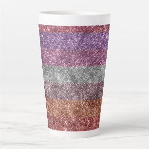 LGBT+Pride- gay. Queer- love. Rainbow Latte Mug