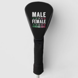 LGBT Pride Gift Male Female Abrosexual Golf Head Cover