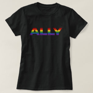 LGBT Pride Glitter Ally T-Shirt