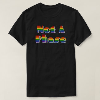 LGBT Pride Glitter Not A Phase T-Shirt