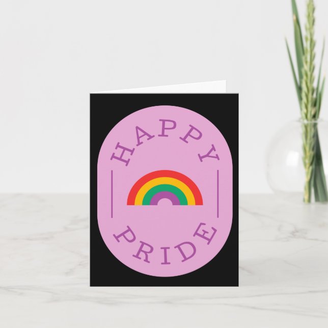 LGBT-Pride. Happy pride. Gay love.      Note Card (Front)