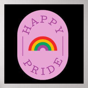 LGBT-Pride. Happy pride. Gay love.     Poster