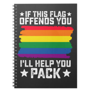 LGBT Pride If This Flag Offends You I'll Help You Notebook