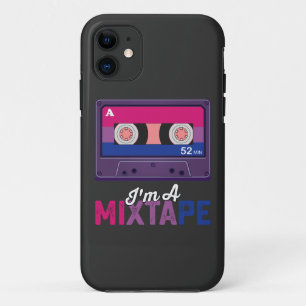 LGBT Pride Im A Mixtape Cassette Bi Case-Mate iPhone Case