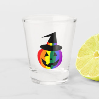 LGBT+ Pride Jack-O'-Lantern Shot Glasses