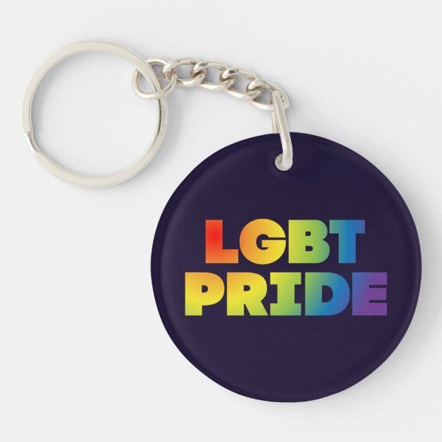 LGBT PRIDE KEY RING (Front)