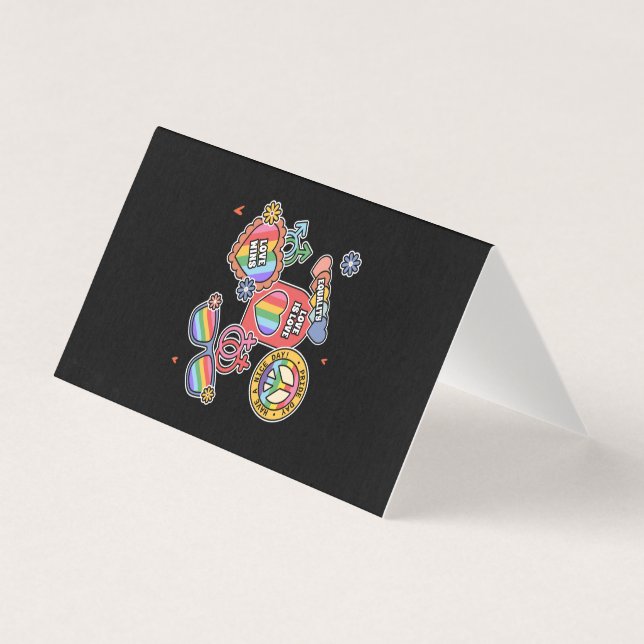 LGBT+pride. Love is love, equality, Pride day. (Front)