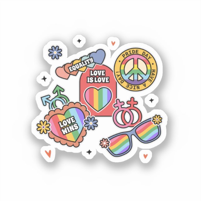 LGBT+pride. Love is love, equality, Pride day. (Front)