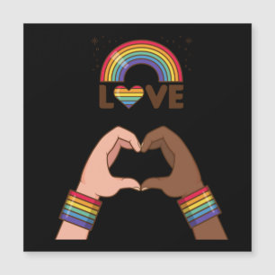 LGBT+Pride. Love rainbow. Heart.         