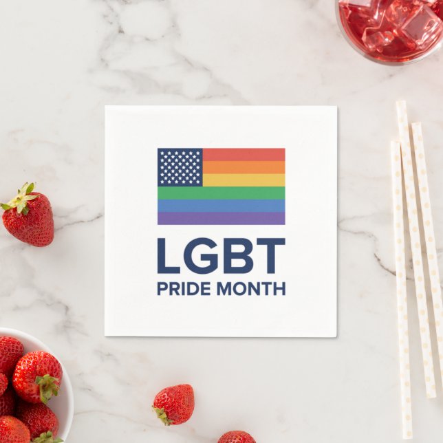 LGBT Pride Month | United States Napkin (Insitu)
