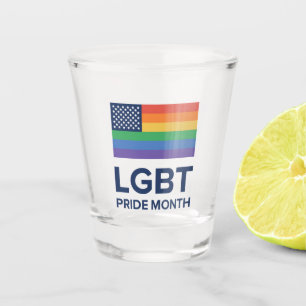 LGBT Pride Month   United States Shot Glass