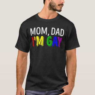 Lgbt Pride Mum Dad I Am Gay Rainbow Family Support T-Shirt
