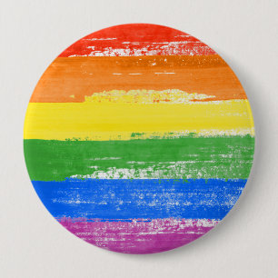 LGBT Pride Paint 10 Cm Round Badge