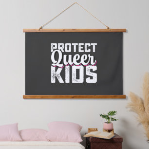 LGBT Pride Protect Queer Kids Hanging Tapestry