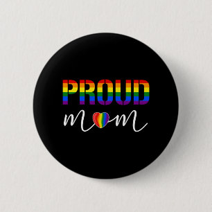 Lgbt Pride Proud Mum 6 Cm Round Badge