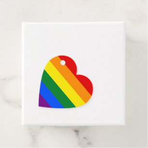 LGBT Pride Rainbow Favour Tags
