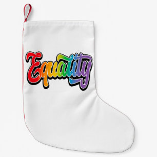 LGBT Pride Rainbow Flag Equality Small Christmas Stocking