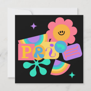 LGBT+pride. Rainbow love. Sunflower love. Poster
