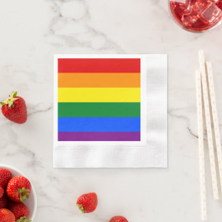 LGBT Pride Rainbow Napkin