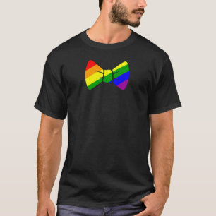 LGBT Pride Rainbow Tie Gay Lesbian Human Right T-Shirt